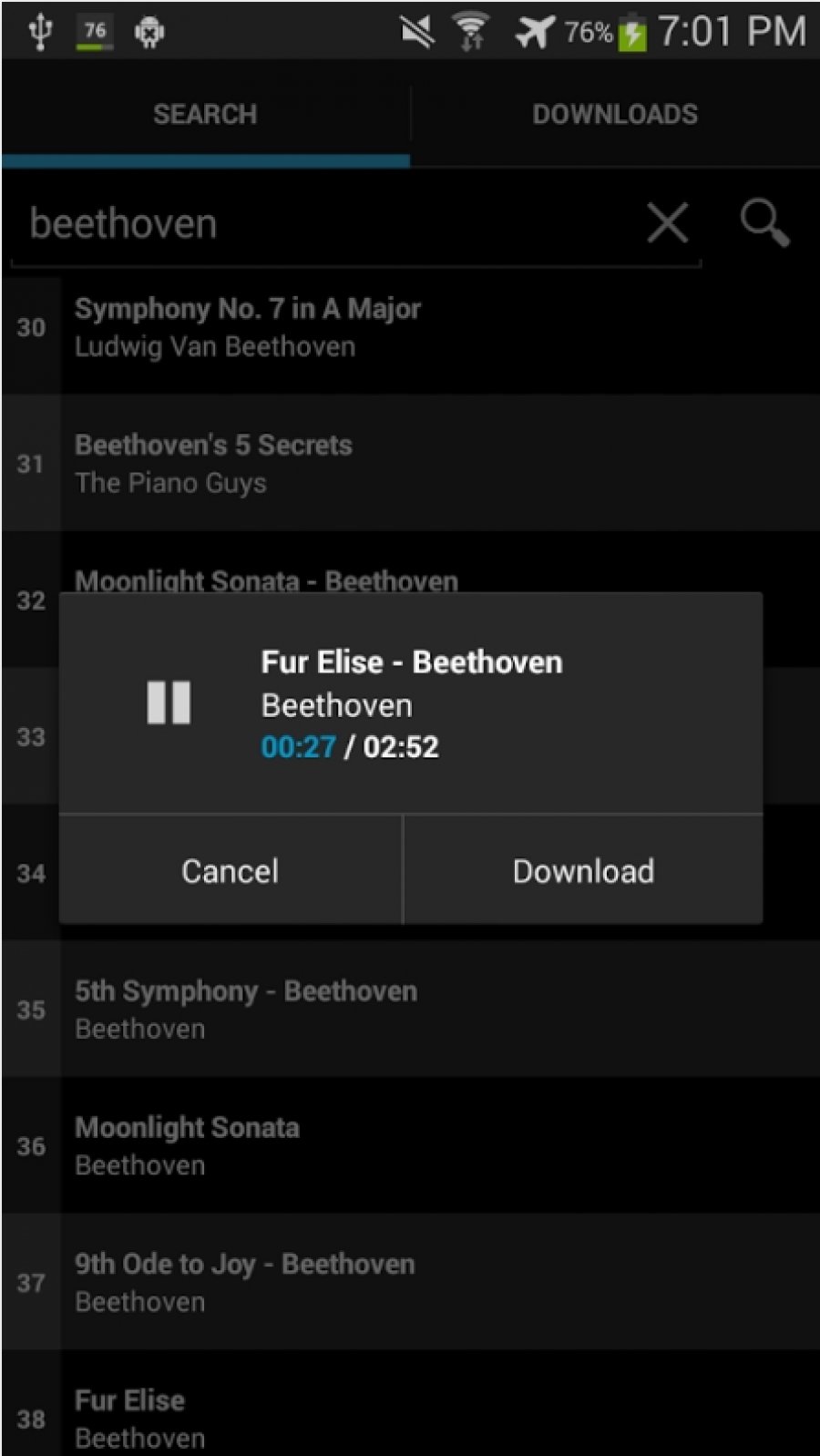 Original music downloader for android 2018